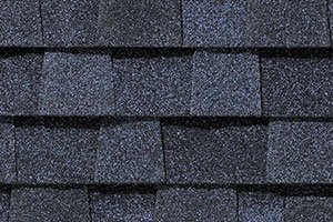 New shingles on a new residential roof